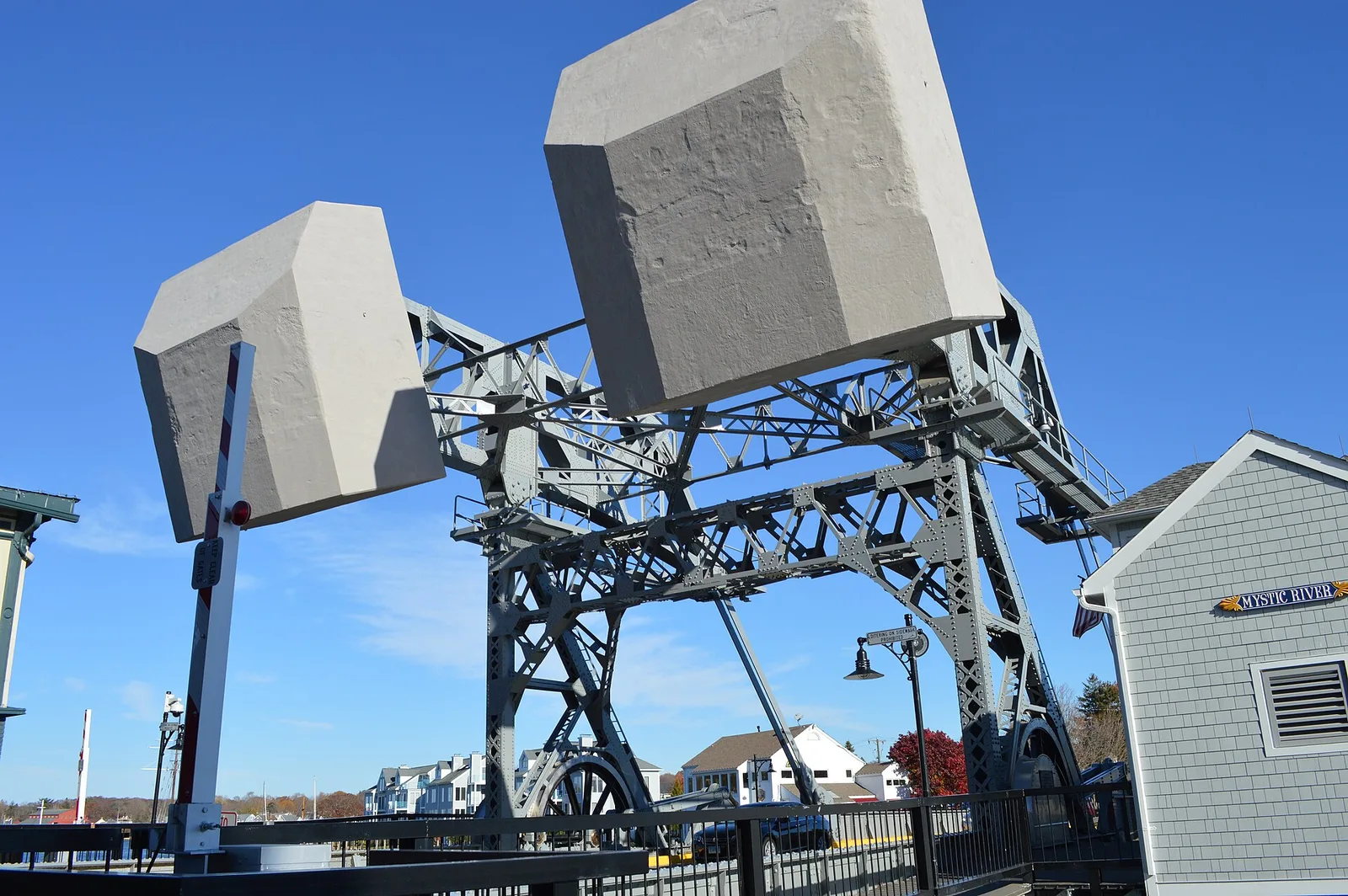 Mystic River Bascule Bridge — Mystic airbnb marketing
