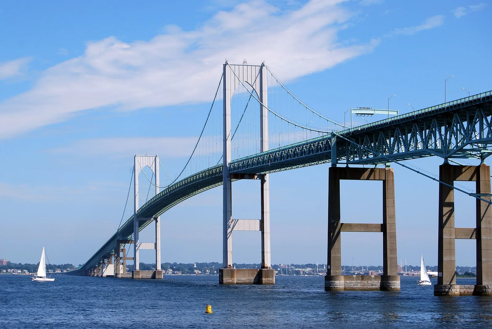 Claiborne Pell Newport Bridge — Newport airbnb marketing