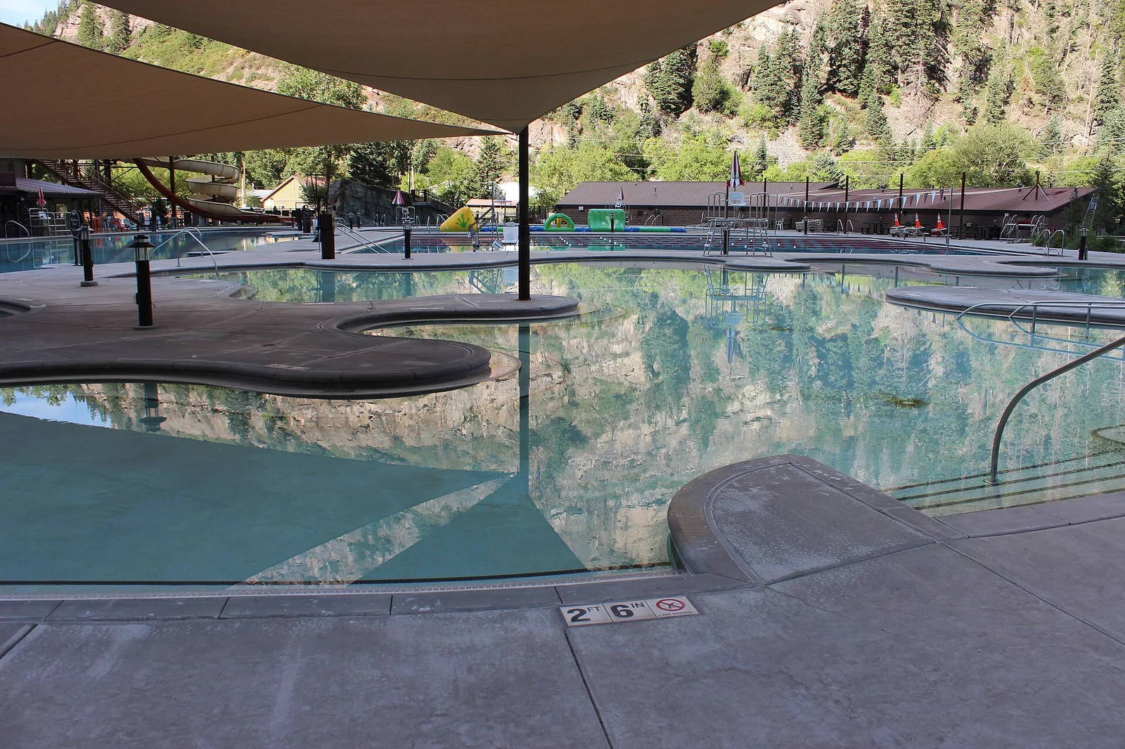 Ouray Hot Springs Pool — Ouray airbnb marketing