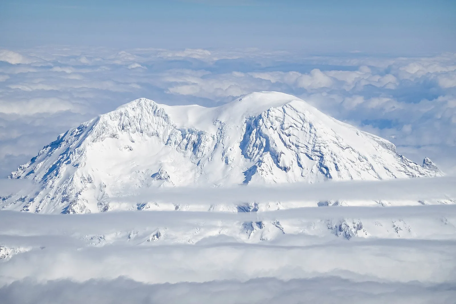 Rainier Aerial West Close Washington Mar23 R16 — Packwood airbnb marketing