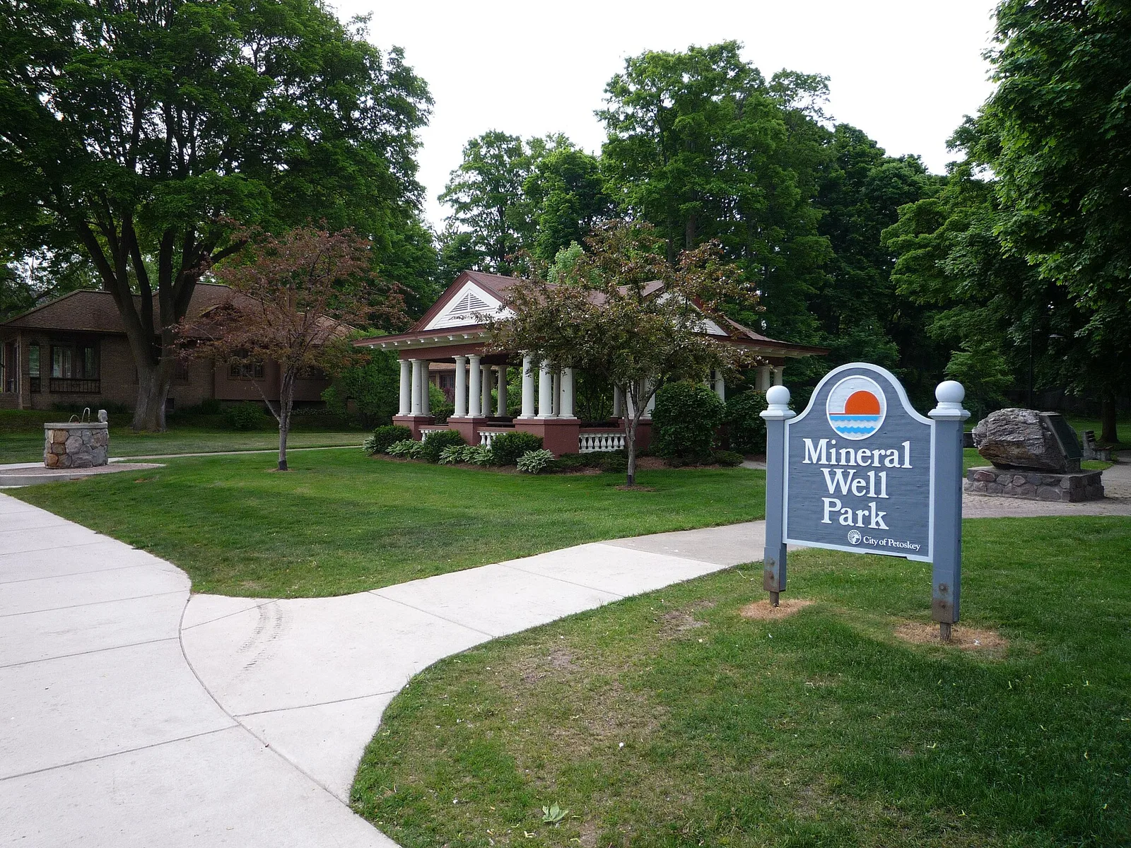 2009 0619 Petoskey MineralWellPark — Petoskey airbnb marketing