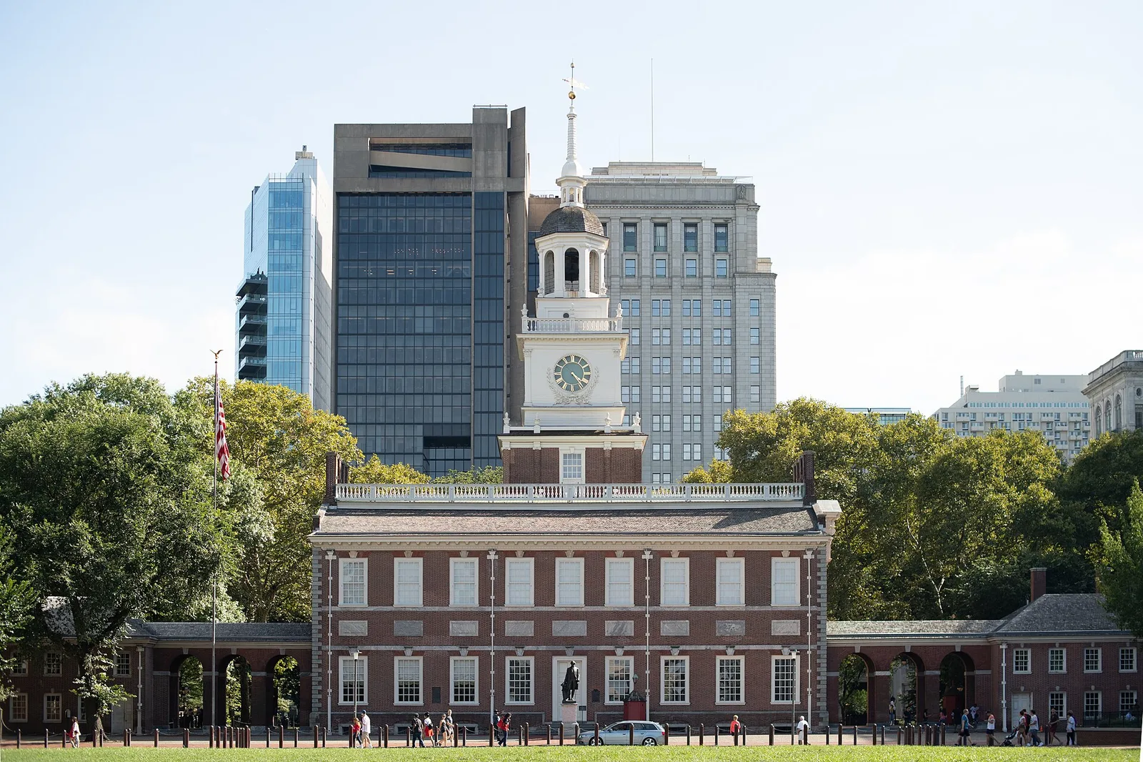 Exterior of the Independence Hall, Aug — Philadelphia airbnb marketing