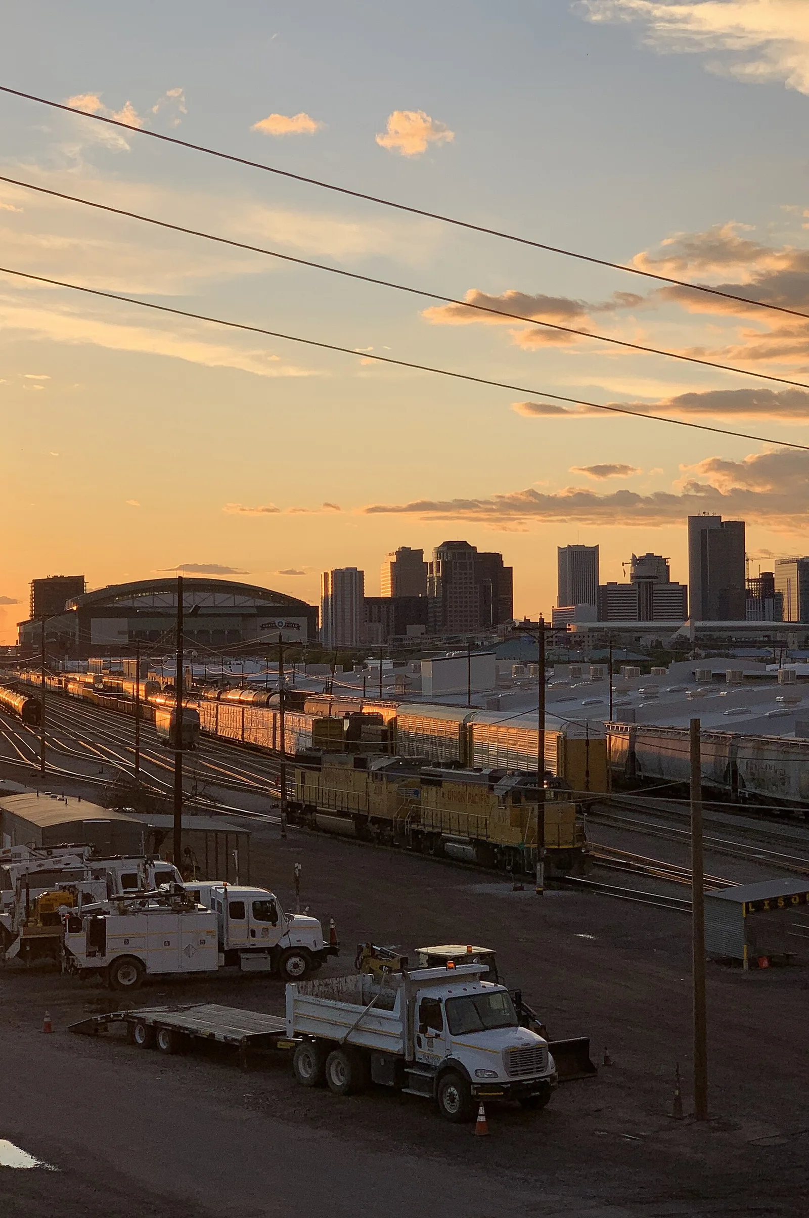 Downtown Phoenix at sunset — Phoenix airbnb marketing