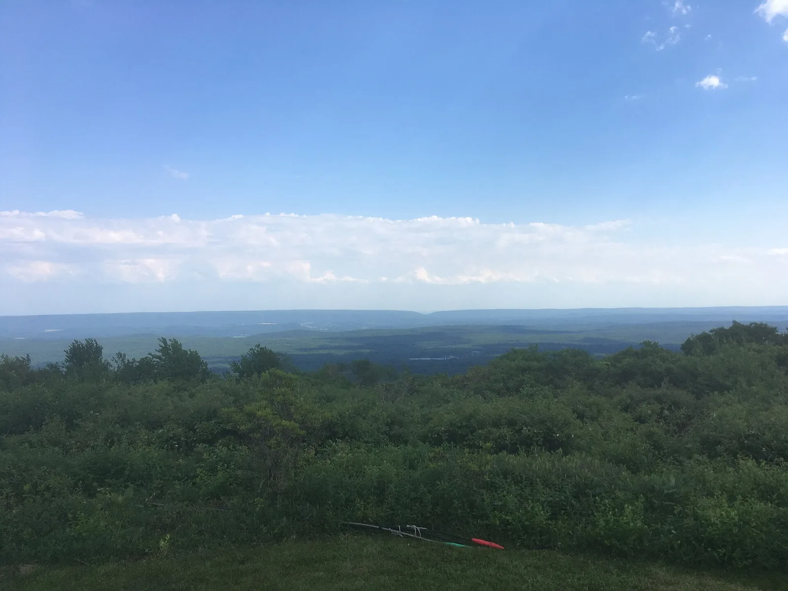 Big Pocono State Park view south from Camelback Mountain — The Poconos airbnb marketing