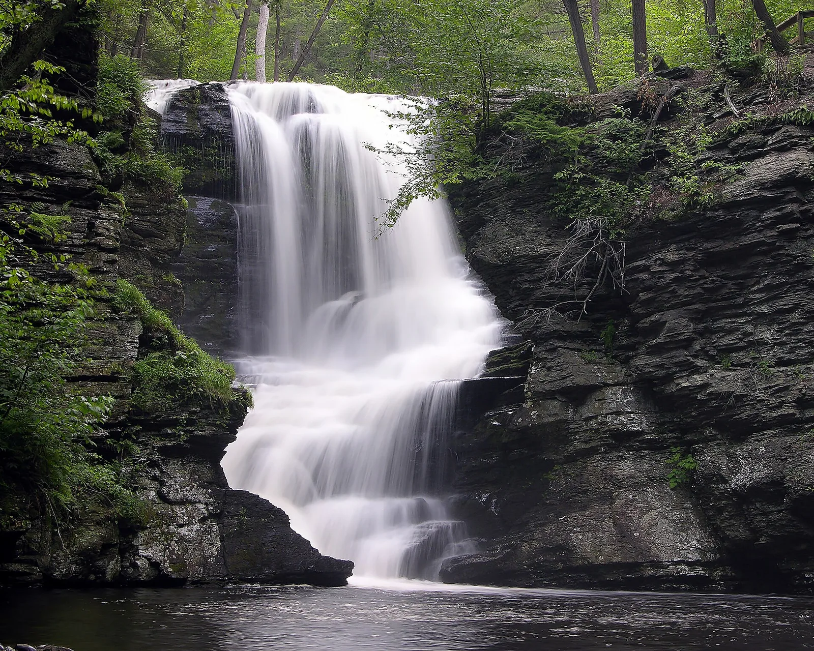 Fulmer Falls Closeup 3000px — The Poconos airbnb marketing