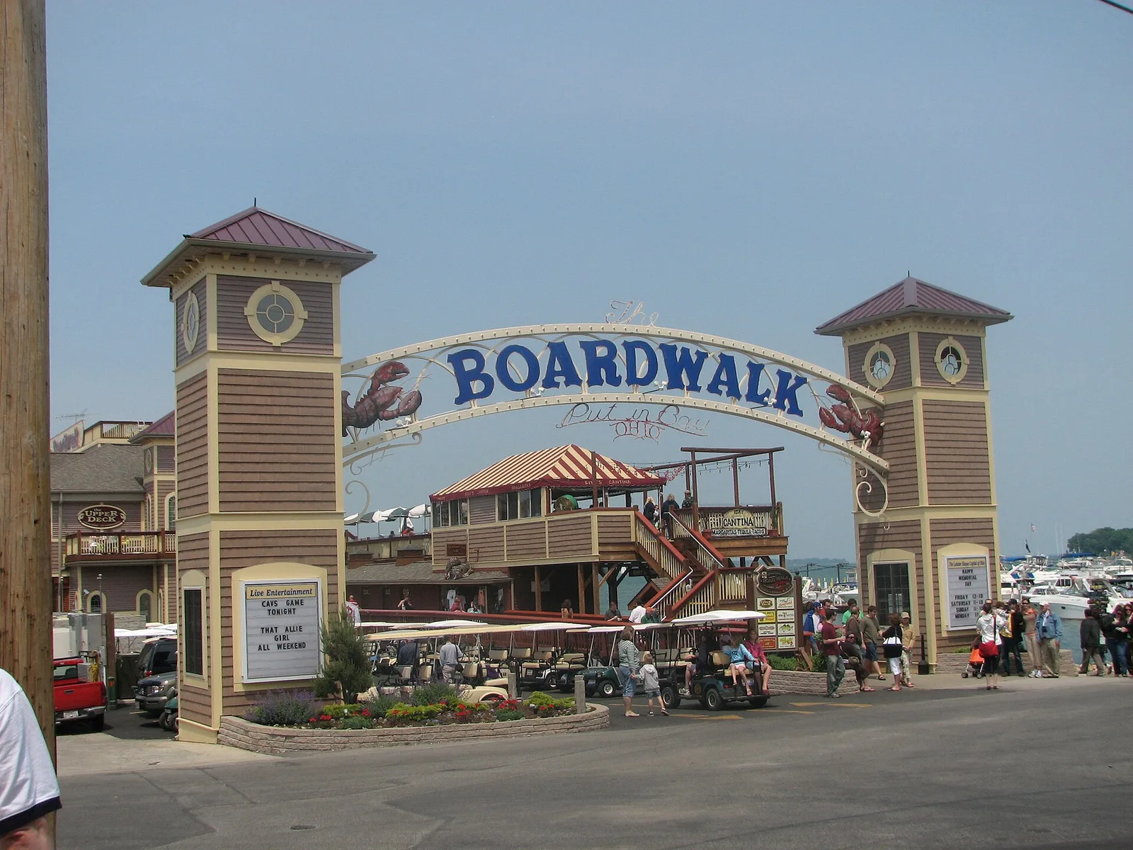 Boardwalk in Put in Bay — Put-in-Bay airbnb marketing