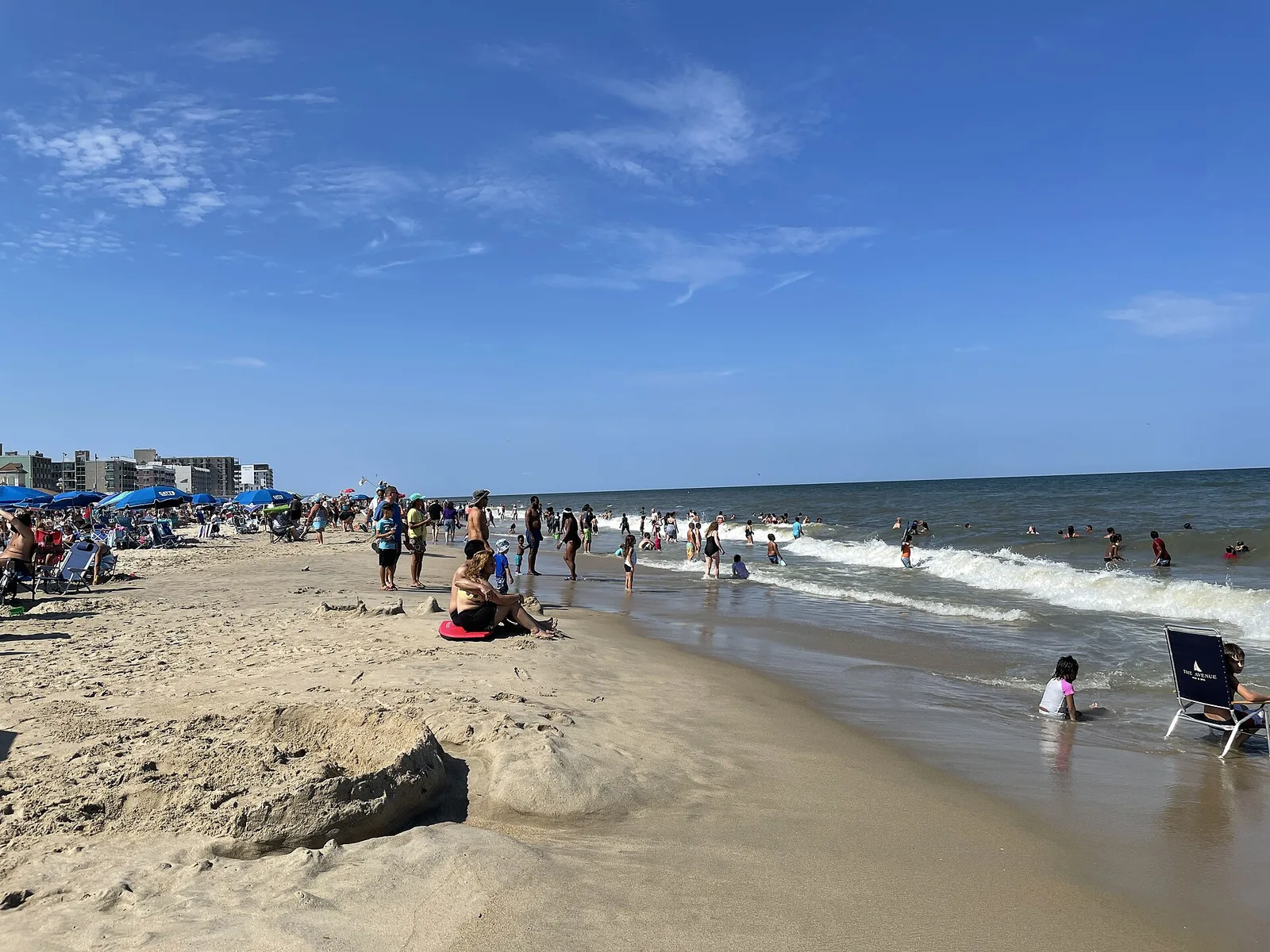 Rehoboth Beach looking north at Delaware Avenue August — Rehoboth Beach airbnb marketing