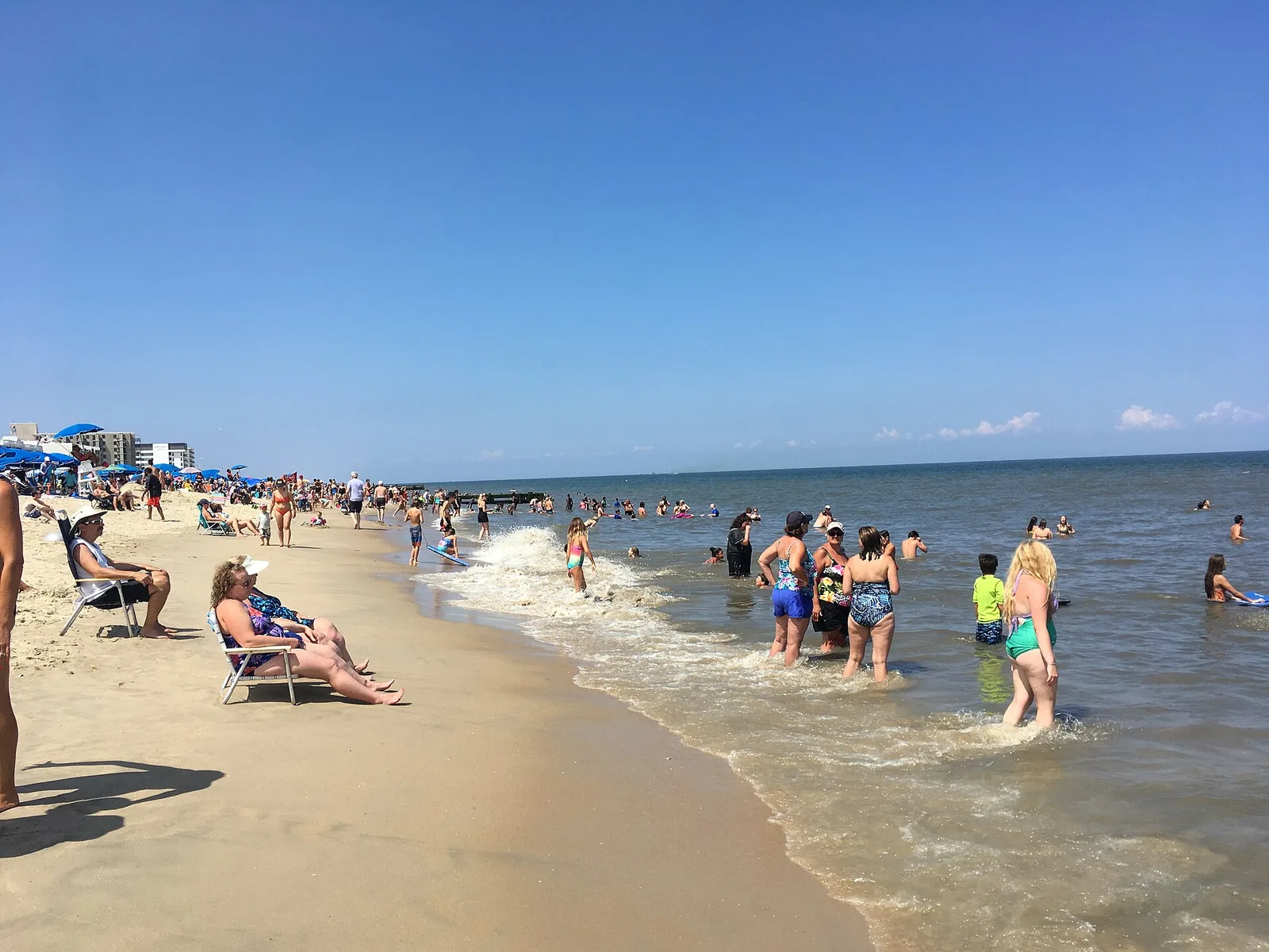Rehoboth Beach looking north at Wilmington Avenue August — Rehoboth Beach airbnb marketing