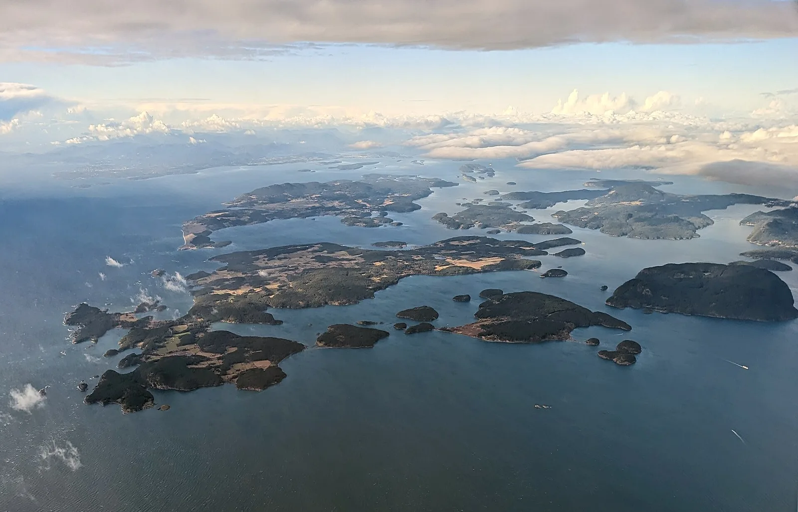 San Juan Islands aerial — San Juan Islands airbnb marketing