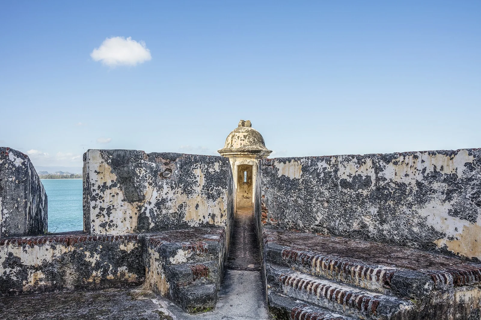Sentry box at El Morro, San Juan — San Juan airbnb marketing