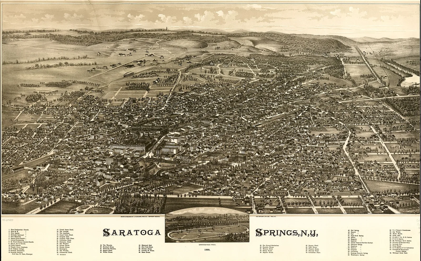 Saratoga Springs, N.Y. 1888. LOC — Saratoga Springs airbnb marketing