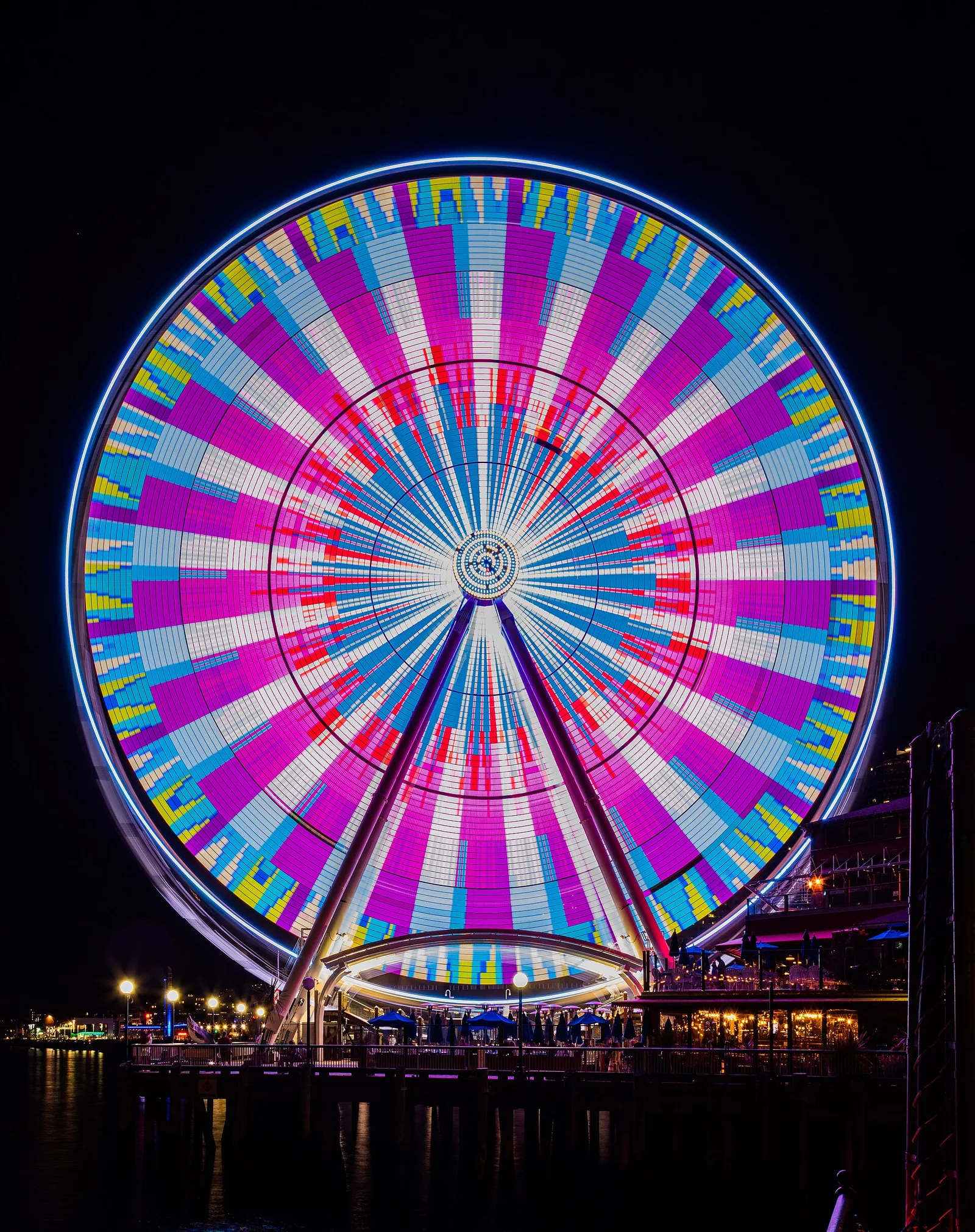 Seattle Great Wheel, Seattle, Washington, Estados Unidos, 2017 09 02, DD 16 — Seattle airbnb marketing