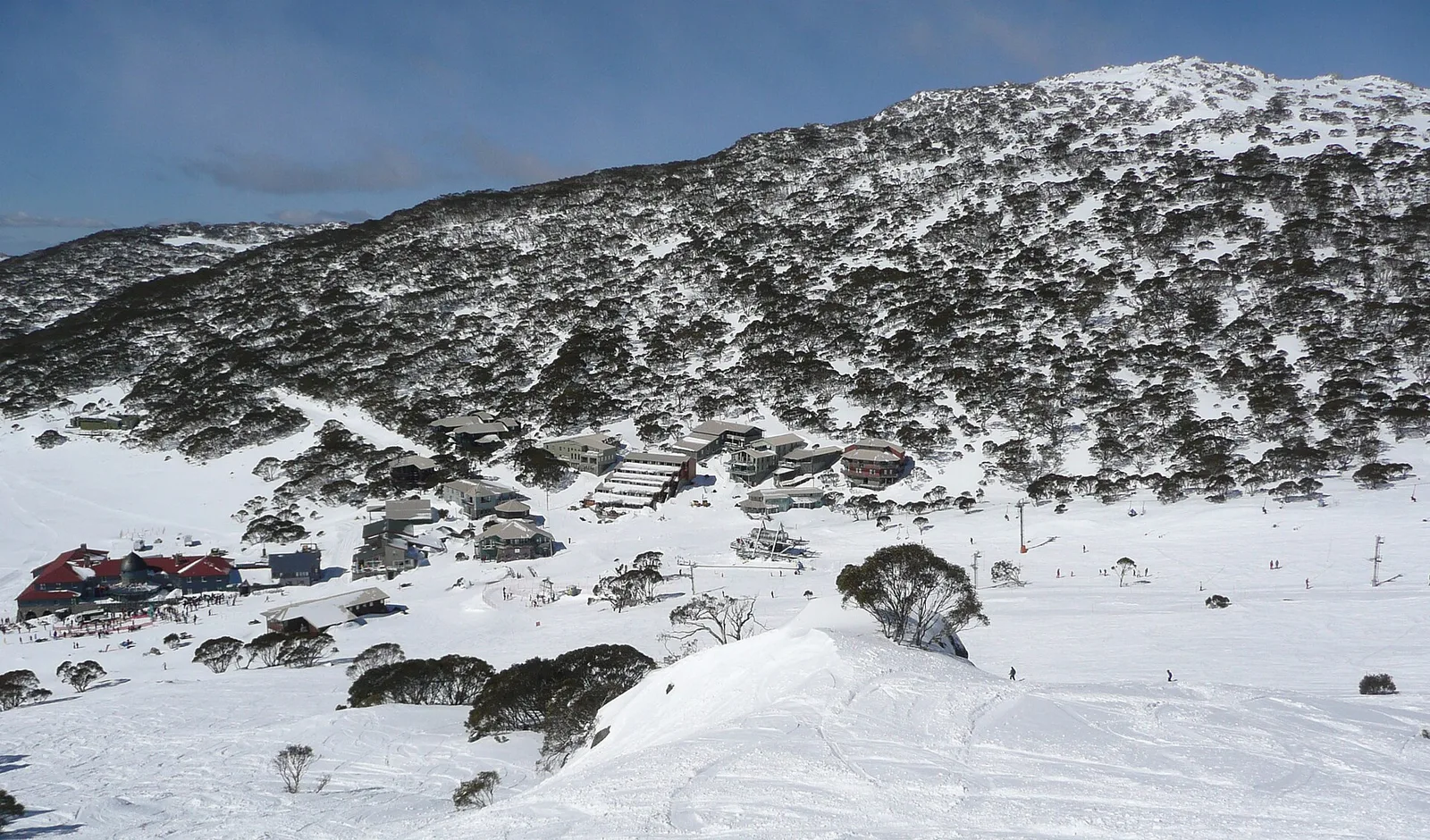 Charlotte Pass Village in August — Snowy Mountains airbnb marketing