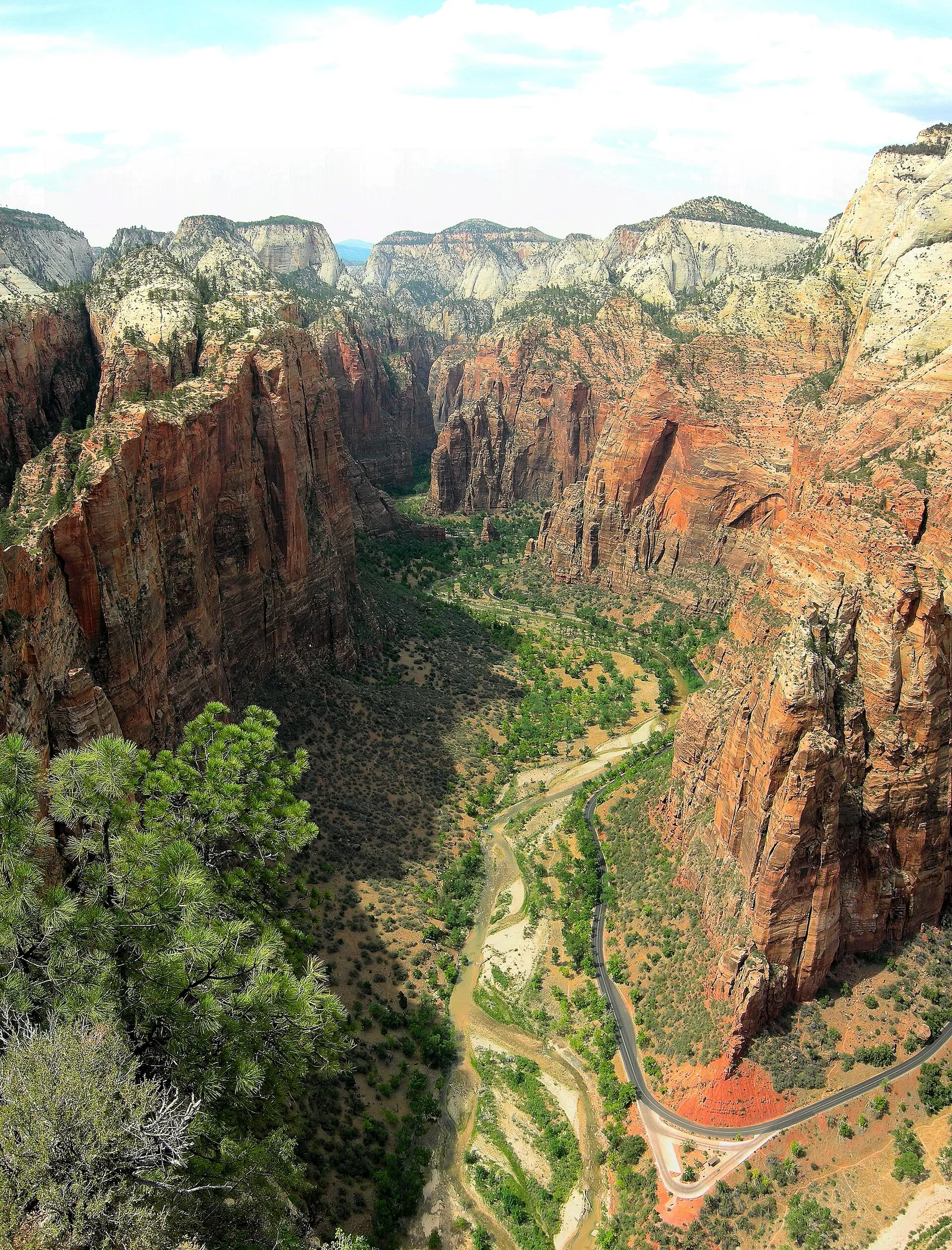 Angels Landing Zion NP Utah — Springdale airbnb marketing