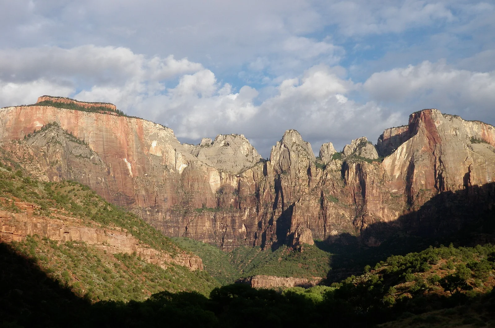 Morning Fog on the Towers of the Virgin — Springdale airbnb marketing