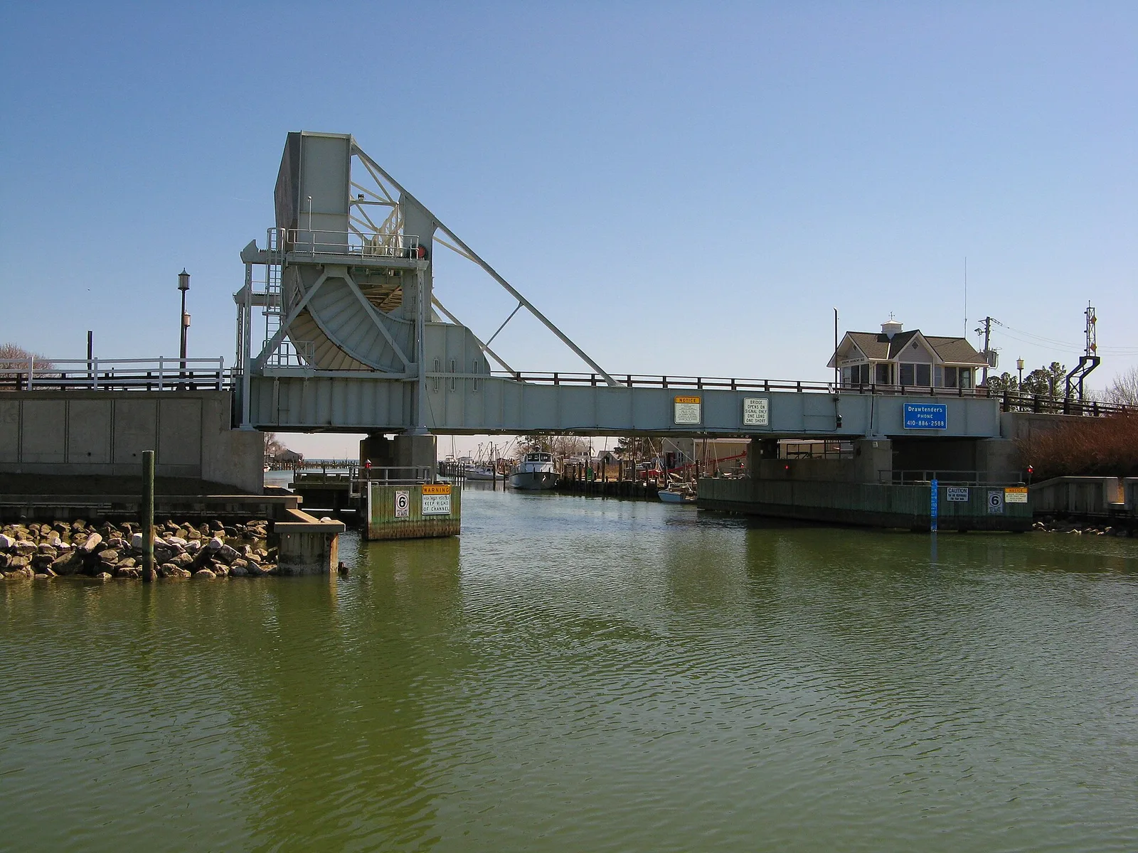 Maryland Route 33 Drawbridge, Tilghman Island, Maryland — St. Michaels airbnb marketing