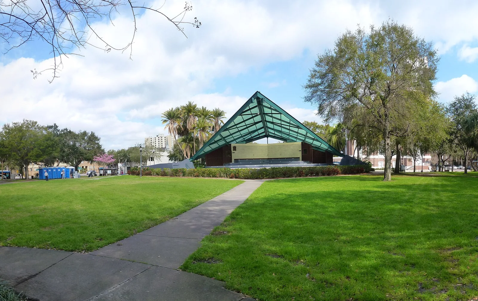 Williams Park St. Petersburg Florida Amphitheater — St. Pete & Clearwater airbnb marketing