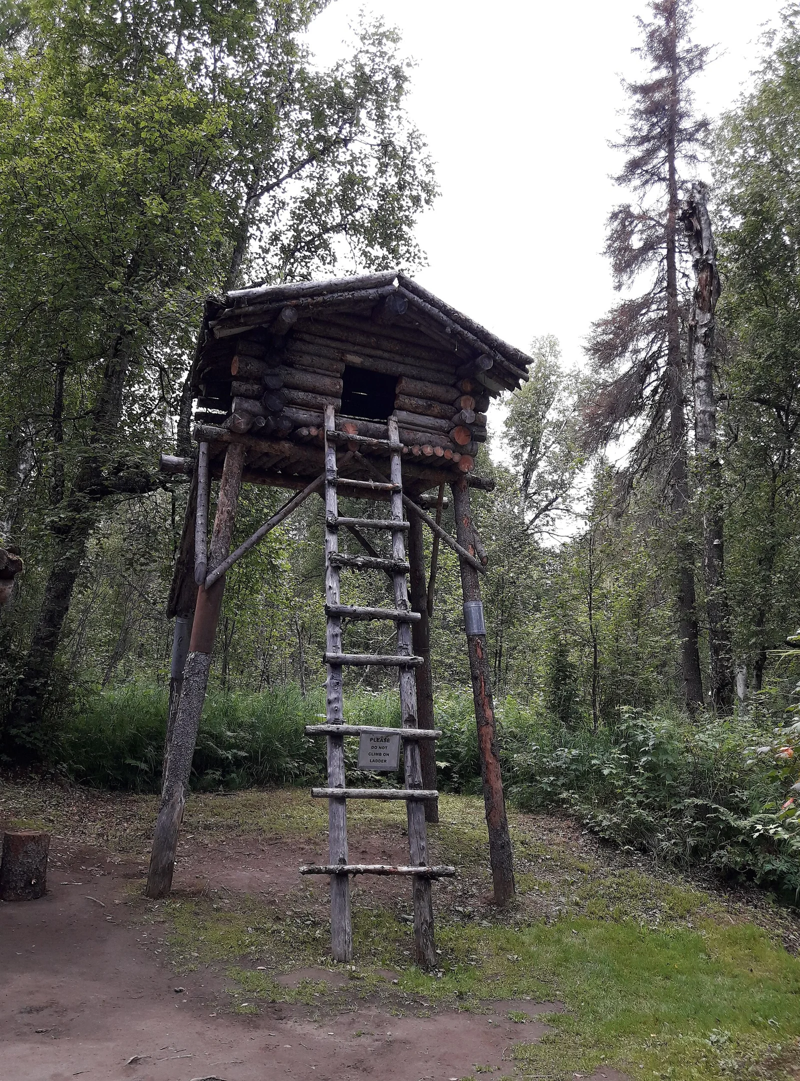 Log cache, Talkeetna — Talkeetna airbnb marketing