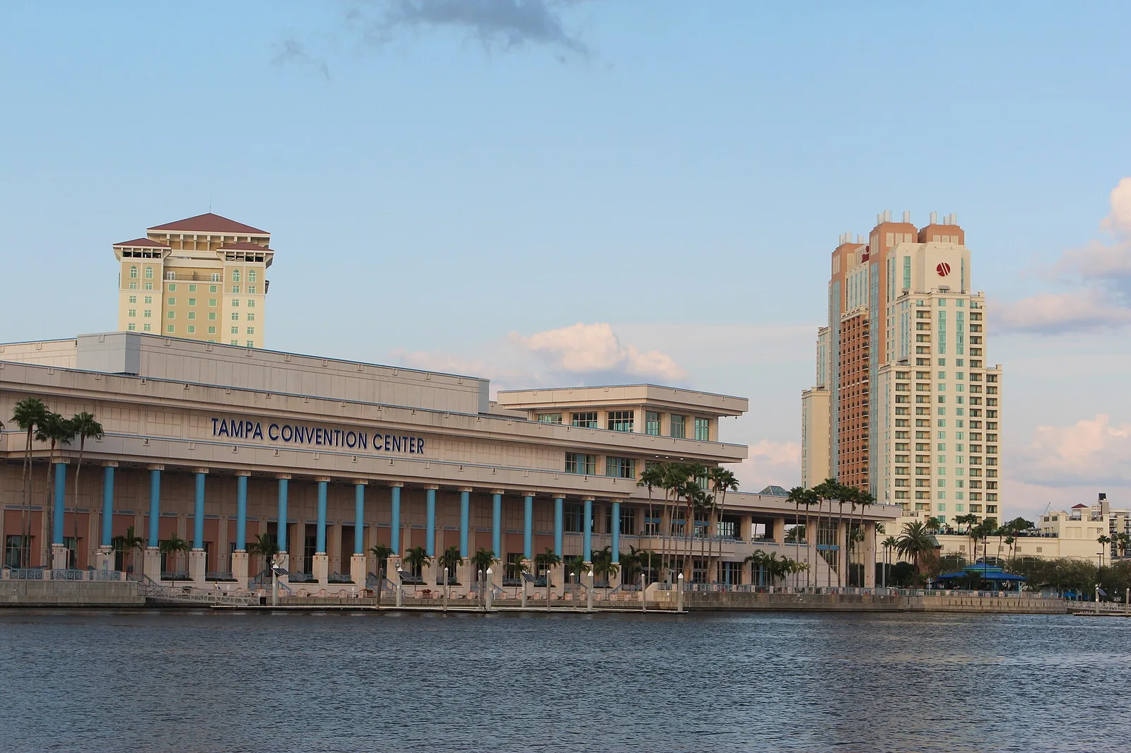 Tampa Convention Center from Bayshore — Tampa airbnb marketing