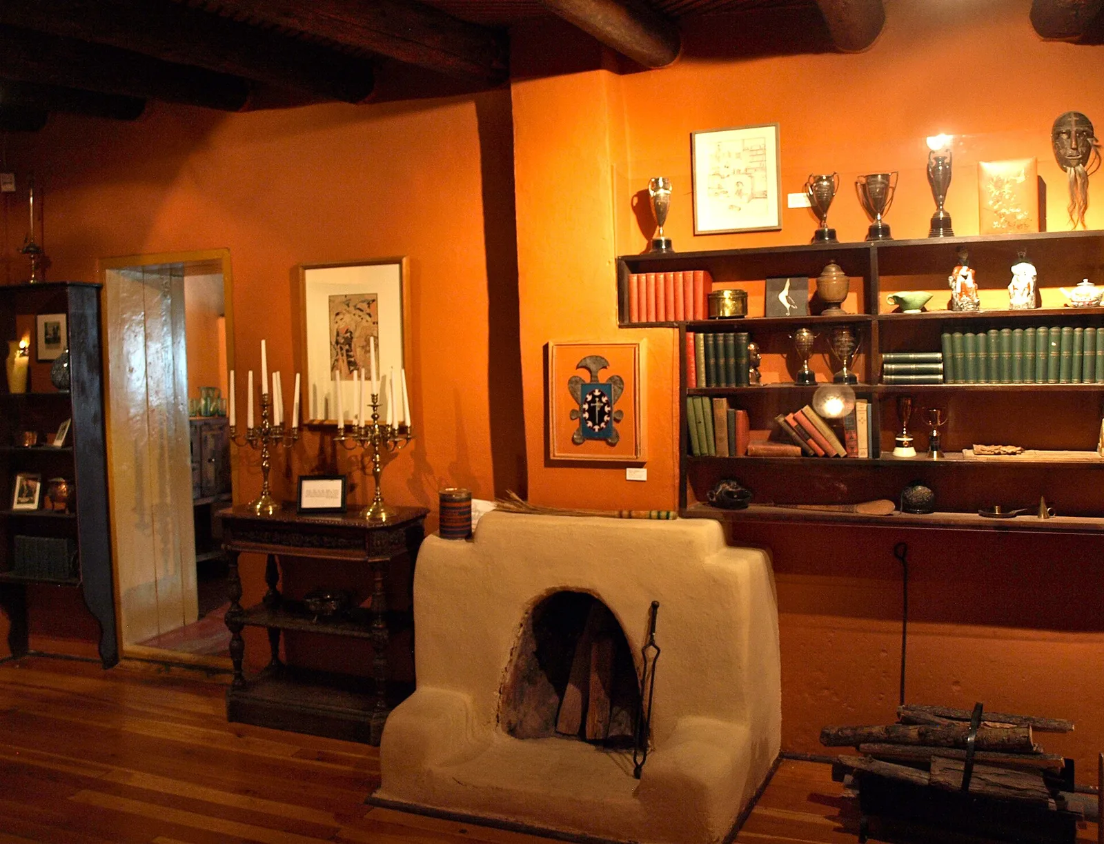 E.L. Blumenschein House Library 2 — Taos airbnb marketing