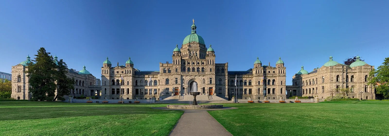 British Columbia Parliament Buildings Pano HDR — Victoria airbnb marketing