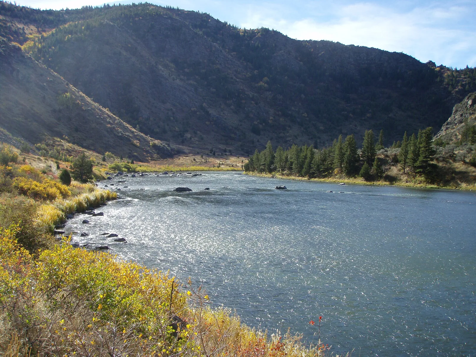 LowerMadisonRiverInBearTrapCanyon — West Yellowstone airbnb marketing