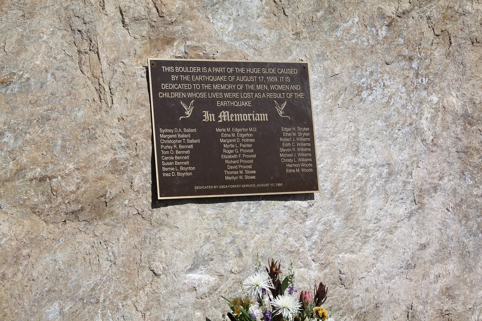 Memorial Boulder — West Yellowstone airbnb marketing