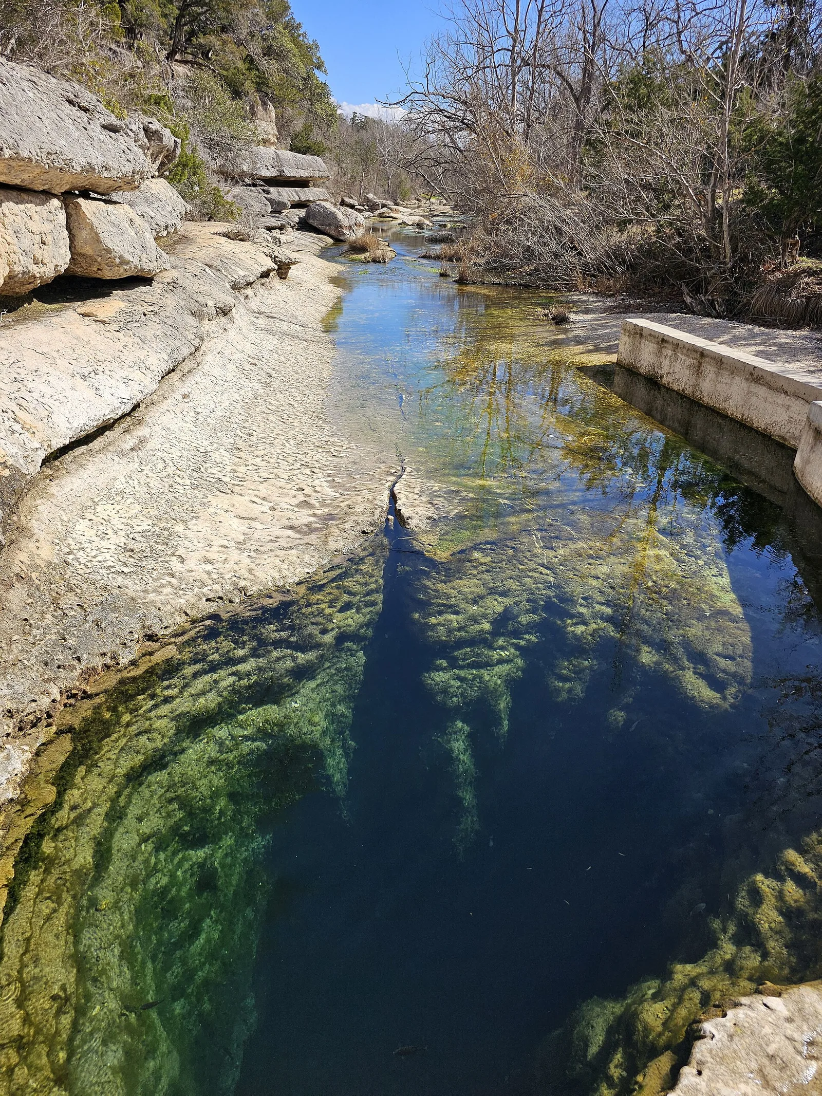 Jacob's Well Vertical — Wimberley airbnb marketing