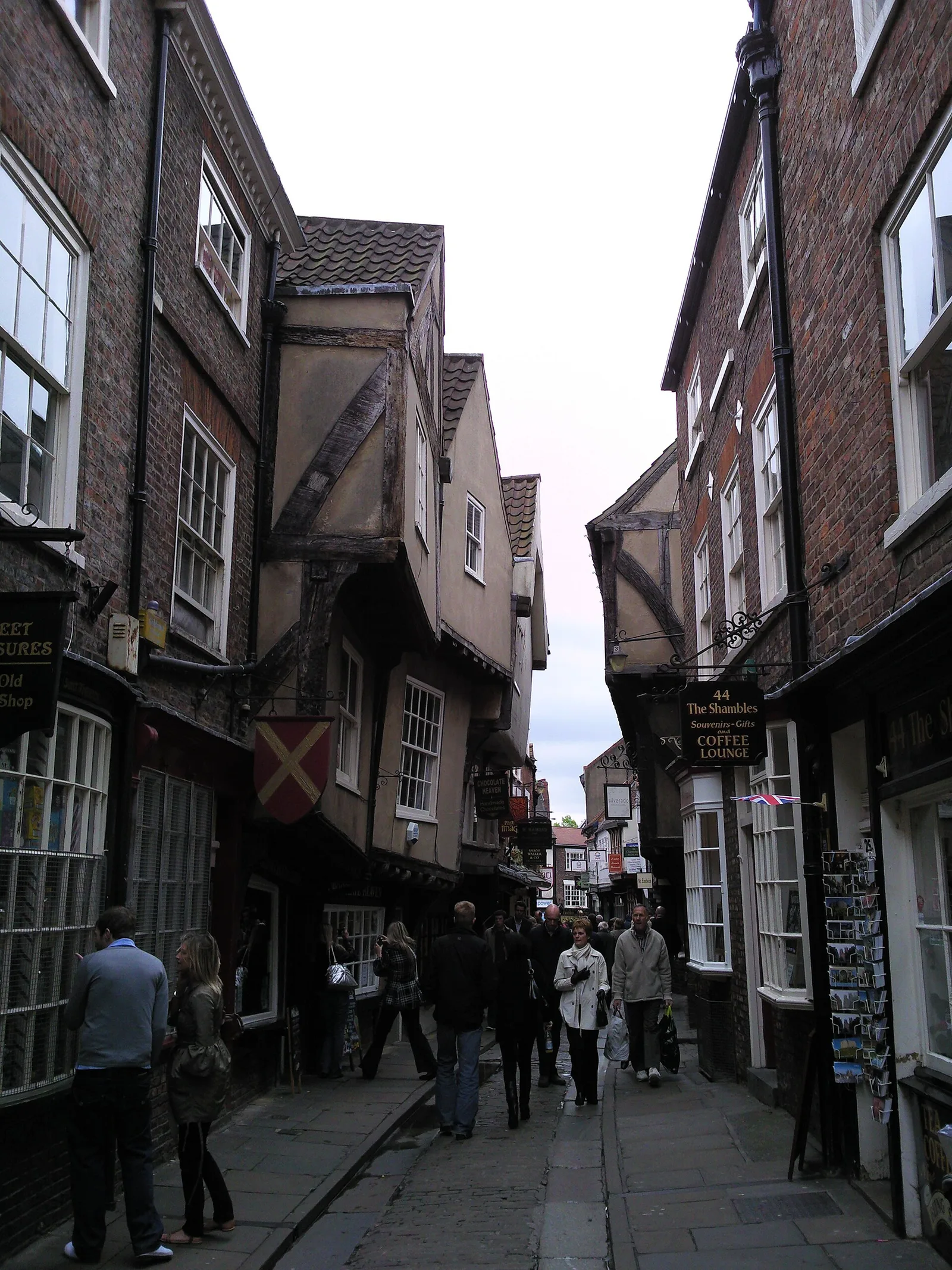 The Shambles Overhangs — York airbnb marketing