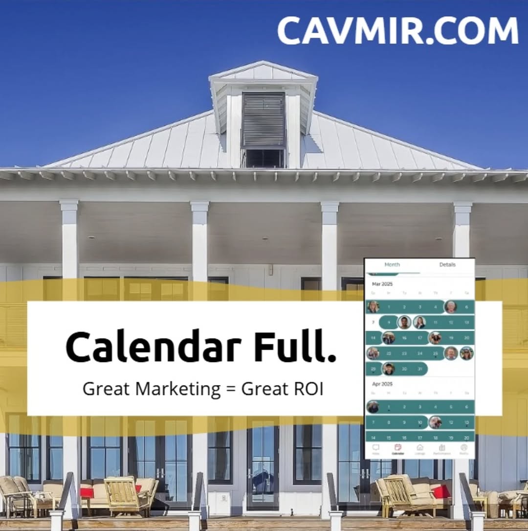 Full calendars and higher prices...... visit our link for more.  #airbnbmarketing #airbnbhost #hotelmarketing