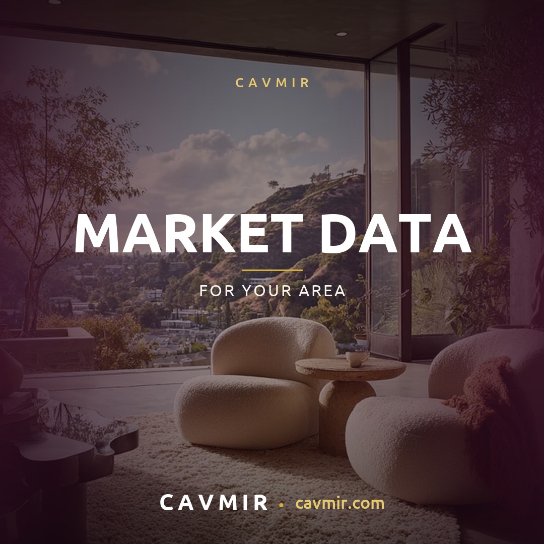 Cavmir Instagram post — market data for your area